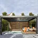 Custom SUNC Sunc Casri ah Banaanka biyuhu-ilaaliya matoorka Aluminium Pergola 2
