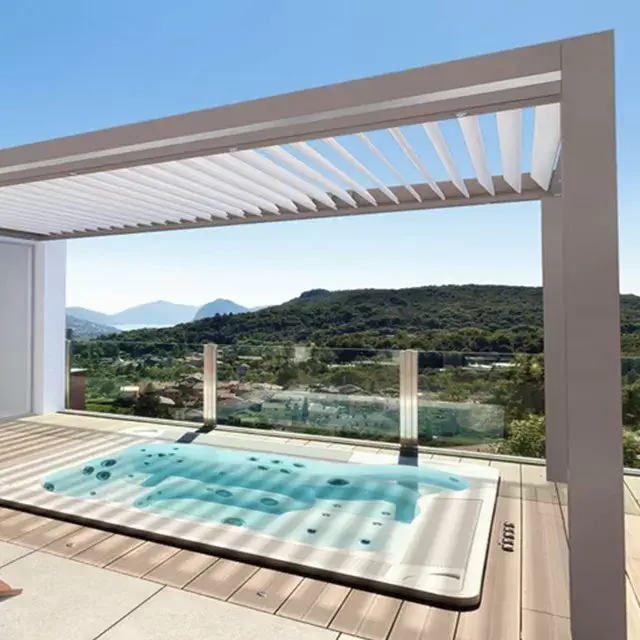 Innovative Motorized Louvered Pergola Factory 2