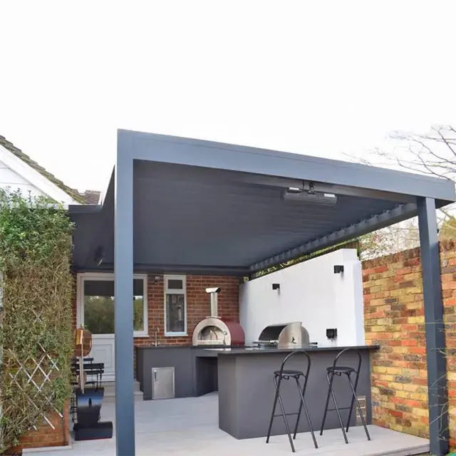 Aluminium Aluminium Toos ah Louvered Pergola ISO 9001 - - SYNC 2