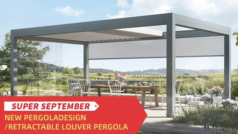 Aluminium Pergola Soosaarayaasha SYNC Jumlada - SYNC 2