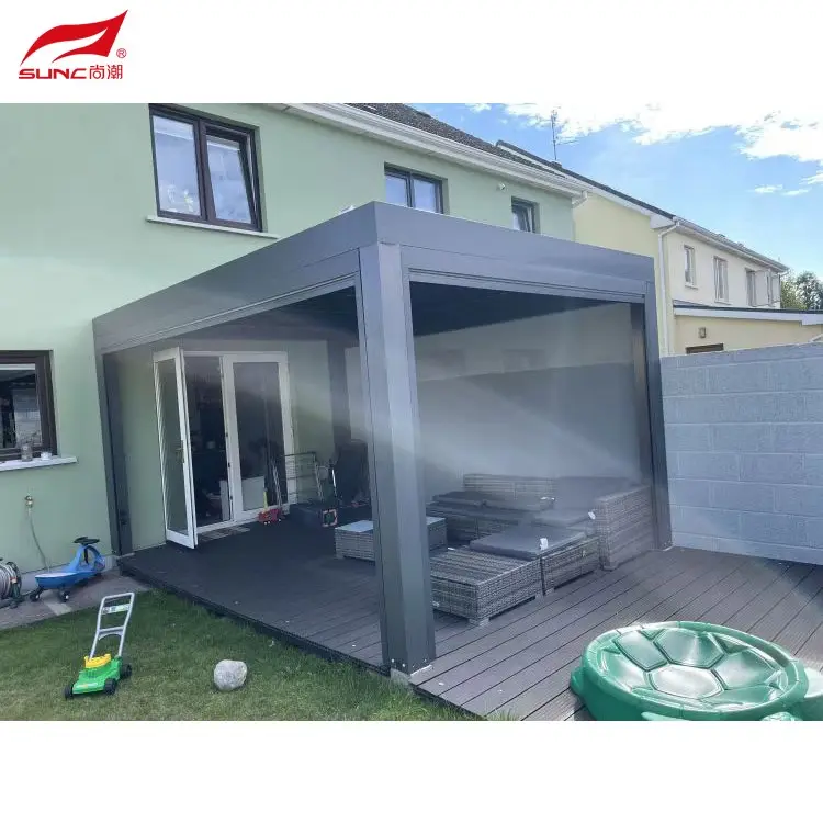OEM Aluminium Motorized Pergola SUNC ISO9001 3