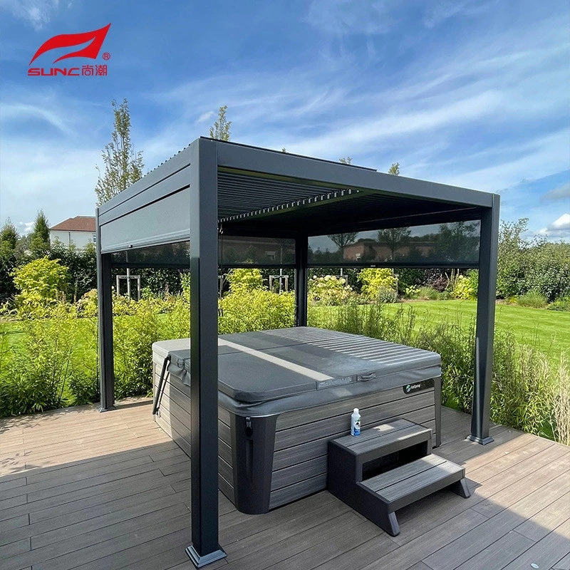 Pergola OEM cù persiana d'energia SUNC 1 2
