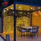 Kartoonka Pergola ee Aluminiumka ah ee si toos ah u taagan ama kiis alwaax ah 15 maalmood oo ganacsi ah 2