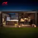 Kartoonka Pergola ee Aluminiumka ah ee si toos ah u taagan ama kiis alwaax ah 15 maalmood oo ganacsi ah 3