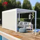 Aluminium Motorized Pergola SUNC Brand Kartoon ama Kiis alwaax ah Matoorka Aluminium Pergola 3