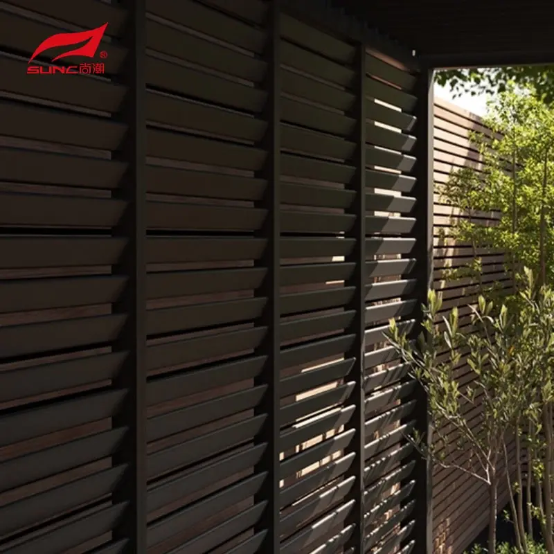Soosaarayaasha Indhoolayaasha Mootada leh ee Aluminium Pergola SUNC Company 4