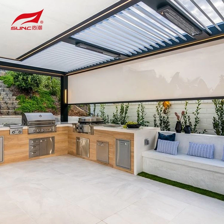 Zakázková hliníková motorizovaná pergola SGS SUNC 3