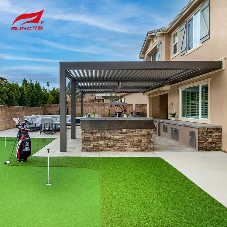 Zakázková hliníková motorizovaná pergola SGS SUNC 4