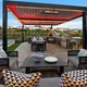 Aluminium gemotoriseerde pergola karton of houtkas SYNC 5