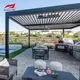 Aluminium gemotoriseerde pergola karton of houtkas SYNC 6