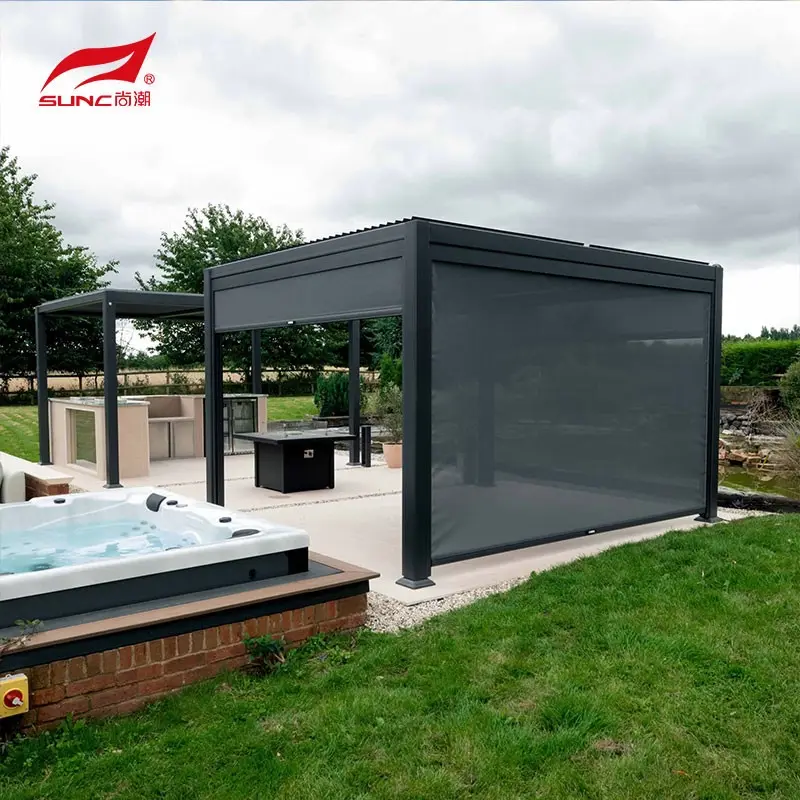 Pergola Custom Louvered 7 maalmood - SUNC 5