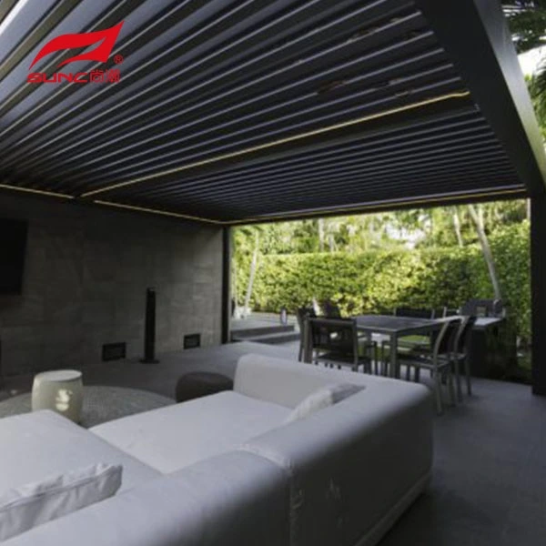 Hotmotorized Louvered Pergola 7 Deeg SUNC Brand 4
