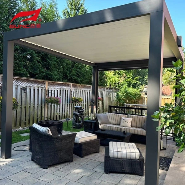 Hotmotorized Louvered Pergola 7 Deeg SUNC Brand 7