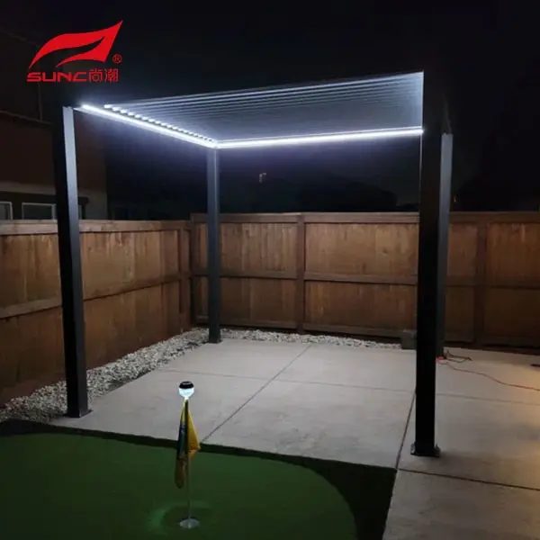 Buk Iibso alaab-qeybiyeyaasha SUNC Aluminium Pergola - 1 3