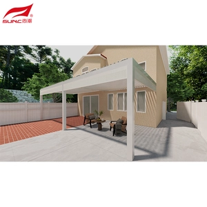 10" X 12" Vanjski motorizirani aluminijski vrt pergola s rešetkama