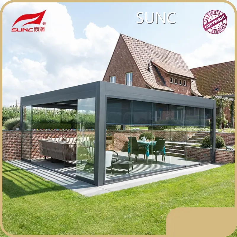 Pergola Louvers oo toos ah 96/dhigay SUNCfor Business 1