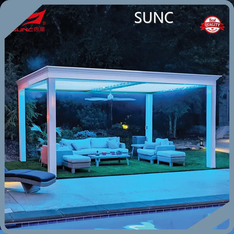 ਵਧੀਆ ਮੋਟਰਾਈਜ਼ਡ ਲੂਵਰਡ ਪਰਗੋਲਾ ਫੈਕਟਰੀ | SUNC 1