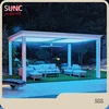 Newsunc Pergola d'Aluminiu Motorizzata Impermeabile per l'Esternu Moderna Sunc Pergola d'Alluminiu Motorizzata Impermeabile per l'Esternu Moderna Company 1