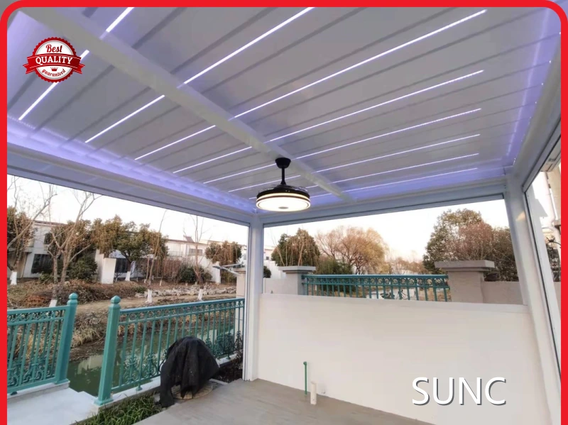 Pergola Modern karo Suppliers Louvers Power 1