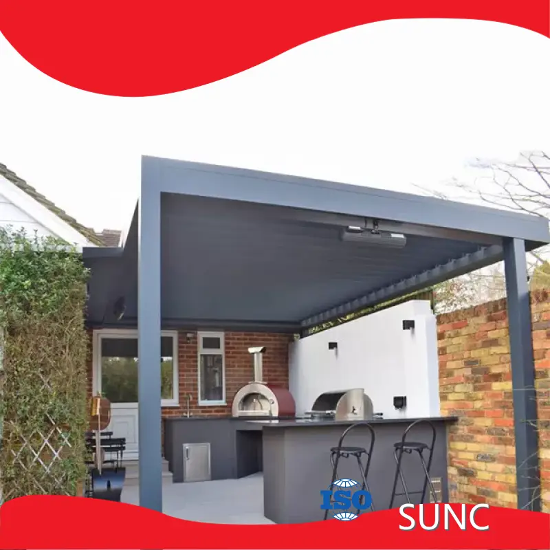 Aluminium Aluminium Toos ah Louvered Pergola ISO 9001 - - SYNC 1