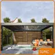 Custom SUNC Sunc Casri ah Banaanka biyuhu-ilaaliya matoorka Aluminium Pergola 1