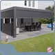 SUNC | Pergola-kharashka leh oo leh Solutions Power Louvers 1