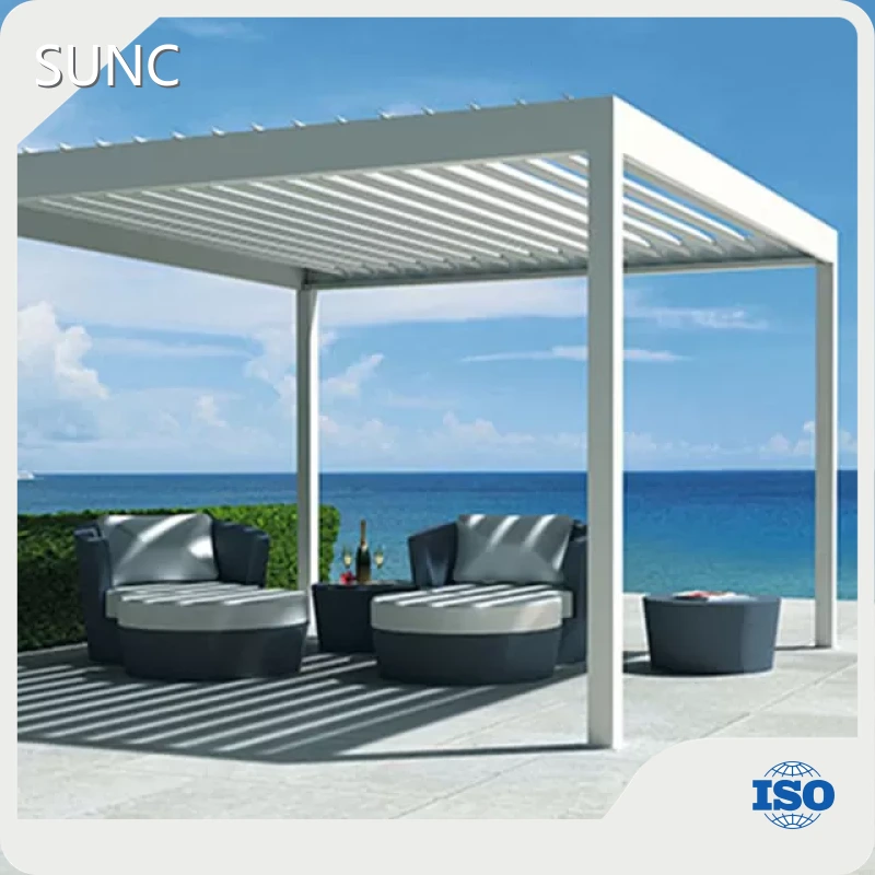 A megliu pergola à persiana SUNC Manufacture 1