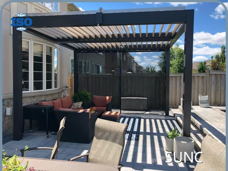 Custom Louvered Pergola SYNC SYNC 1