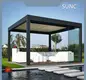 Aluminium gemotoriseerde pergola SUNC handelsmerk onderhandelbaar SGS 1