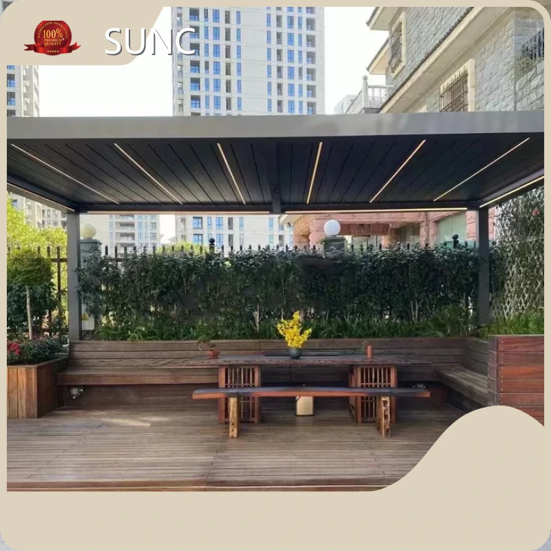 SUNC | Top Founisè Pergola aliminyòm Founisè 1