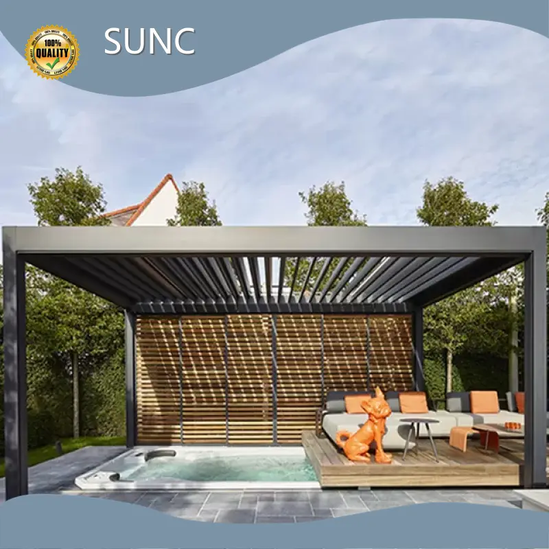 Latest Aluminum Motorized Pergola Aluminum Motorized Pergola Company 1
