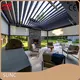Famatsiana vidiny Pergola Louvered avo lenta 1