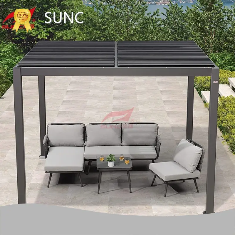 SUNC OEM Aluminium Louvered Pergola 20 ቀናት 1
