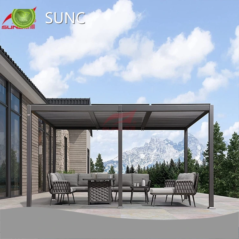 خودڪار Louvered Pergola SUNC، 20 ڏينهن 1