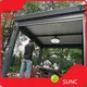 Carton Pergola Custom Automatic Louvered na Case SYNC 1