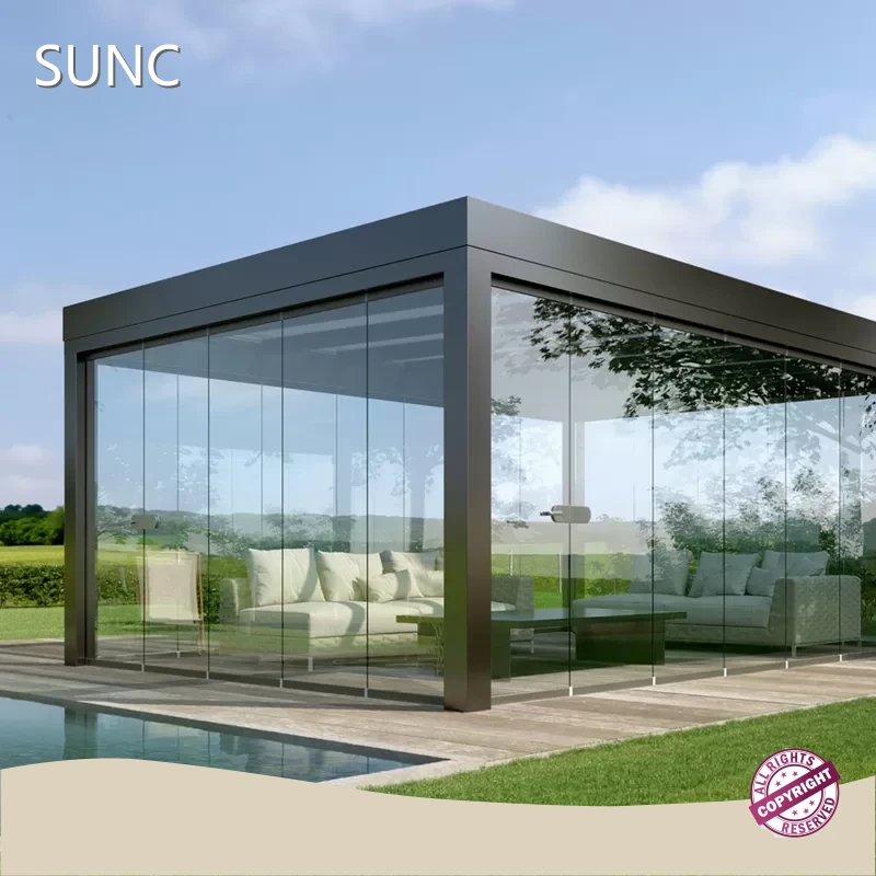 Motorlu Panjurlu OEM Pergola Qiymət Siyahısı | SUNC 1