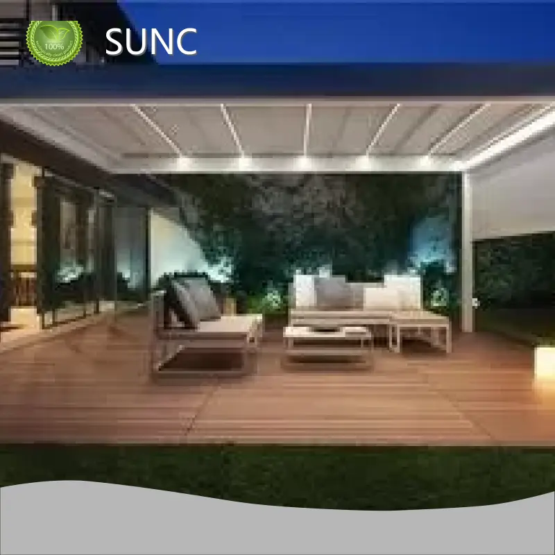Gemotoriseerde louvered Pergola Vervaardigers Buitelug Gemotoriseerde Aluminium Pergola 1