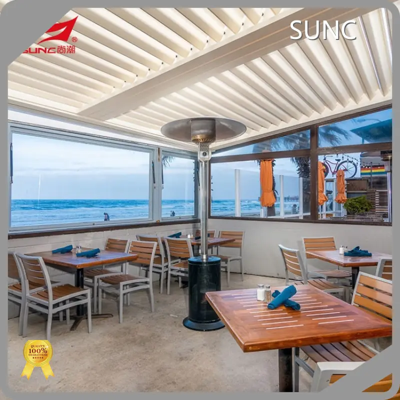 Aluminium Motorized Pergola 1 SUNC Brand T/T 1
