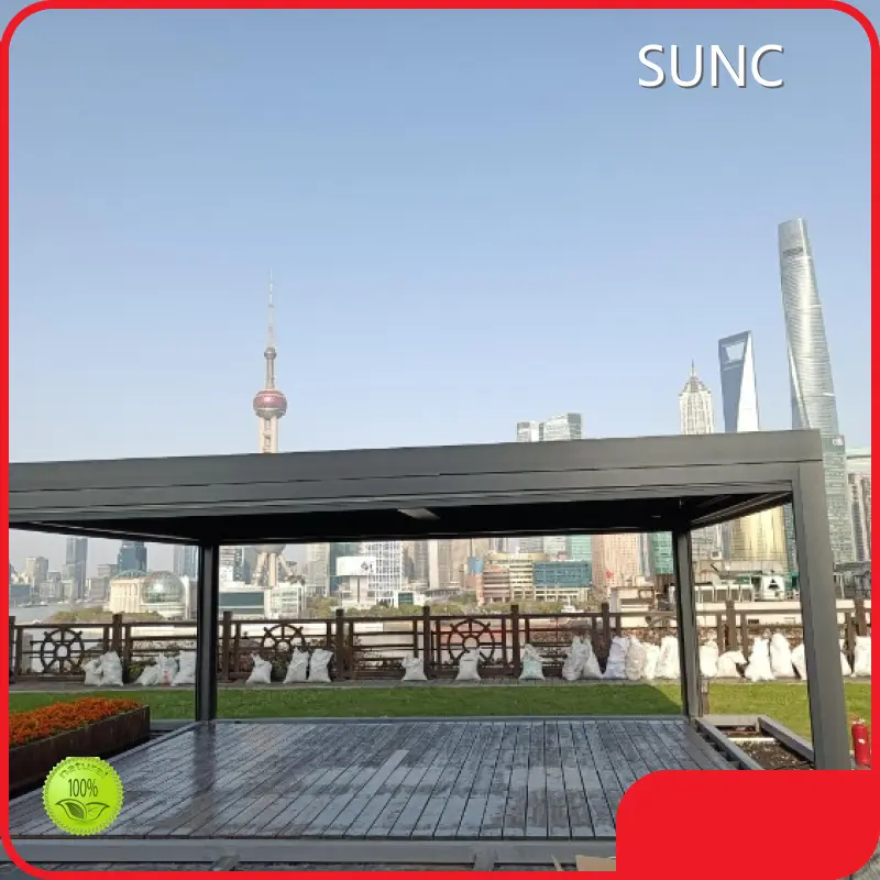 Aluminum Motorized Pergola SUNC SUNC Brand 0/square 1