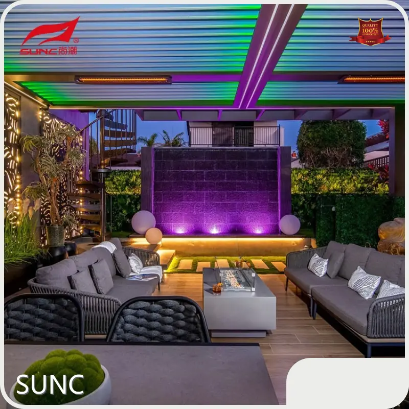 Soosaarayaasha Aluminium Pergola Kartoon ama Kiis Alwaax ah SYNC 1