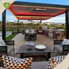 Aluminium Pergola oo leh Louvered Saqafka SYNC Brand 0/squares SYNC 1