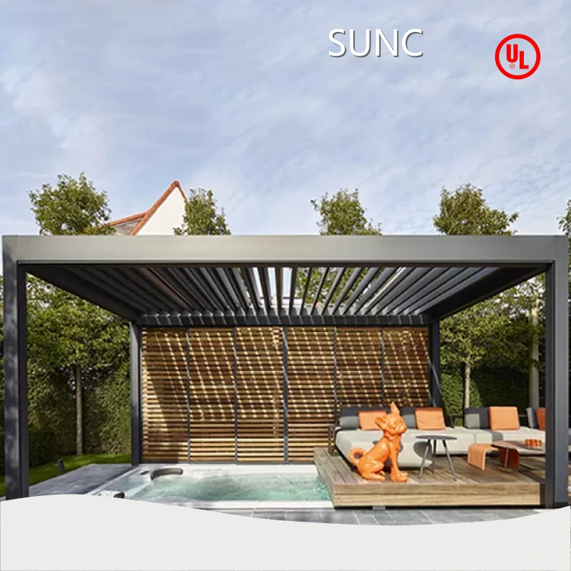 Алюмініевая пергола SUNC Пастаўшчыкі, якія падлягаюць дагавору 1