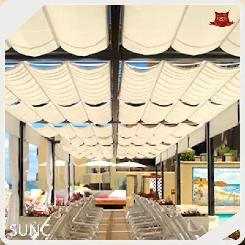 Qaybiyaha Hotaluminium Pergola Summada SUNC gorgortanka laga geli karo 1