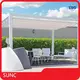 Pergola Manufacturers Wrapped by Plastic Bubble Film with Carton Box for Aluminum Sunshade Pergola Canopy Restaurant Balcony Awning Retractable with Curtain L/CSupply 1
