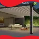 Wholesale SUNC Aluminum Outdoor Pergola - Waterproof PVC Retractable Patio Awning 1