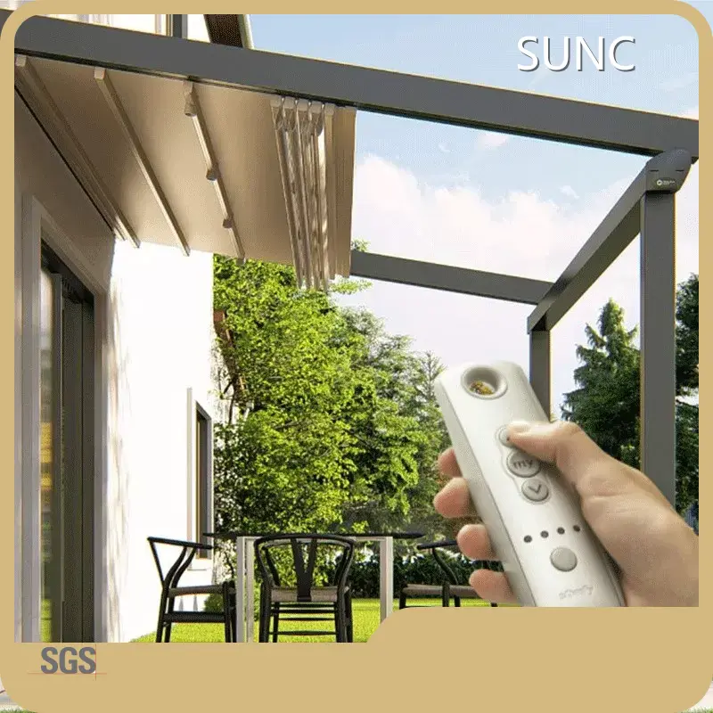 SUNC Best Motorized Aluminum Pergola to Be Negotiated 1