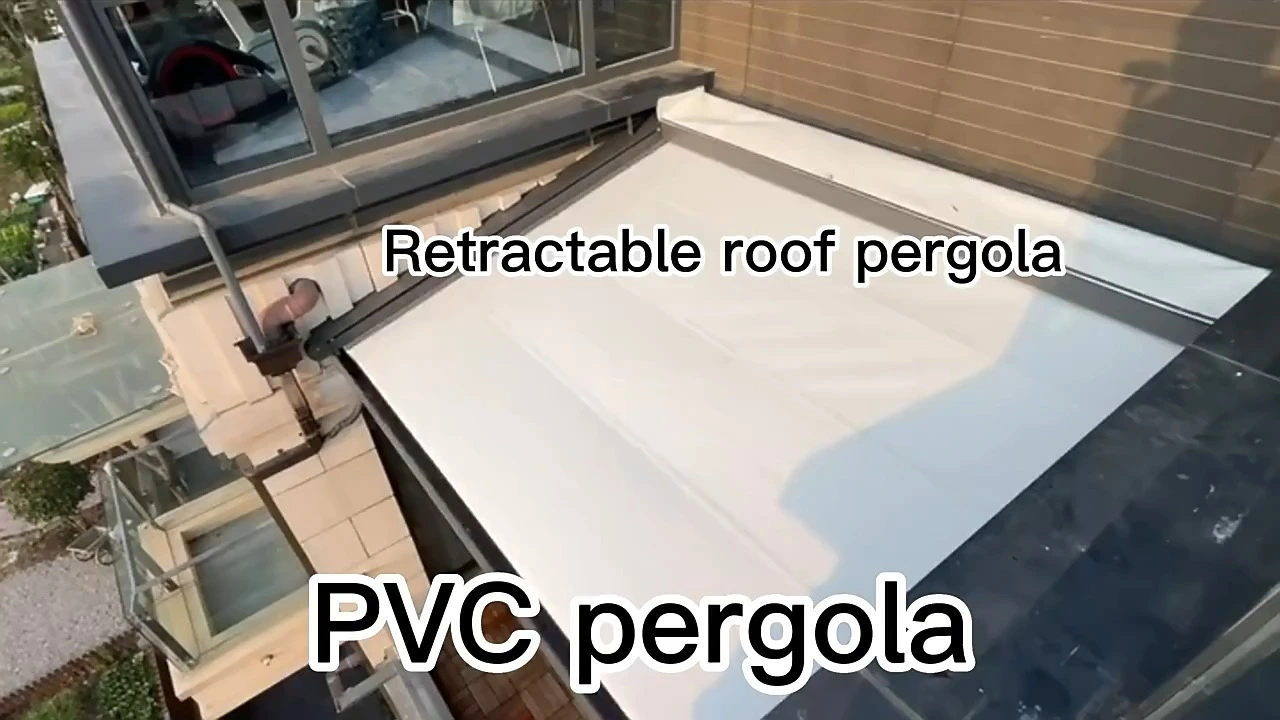 ବାହାଘର ପ୍ରତ୍ୟାବର୍ତ୍ତନ ଛାତ PVC pergola |