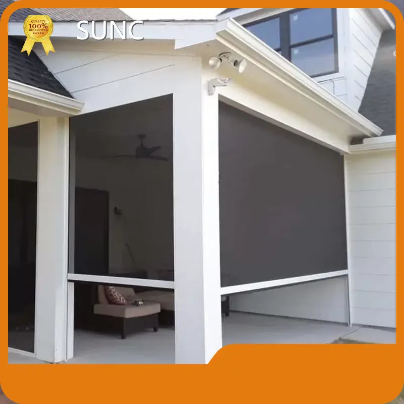 SUNC | Latest Motorized Outdoor Shades Factory 1