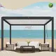 Hot Custom Made Outdoor Blinds Manual Aluminium Pergola SUNC Brand 1