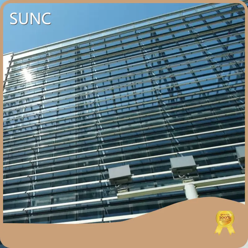 Automatic Outdoor Blinds Aeroscreen Louvers SUNC Company 1